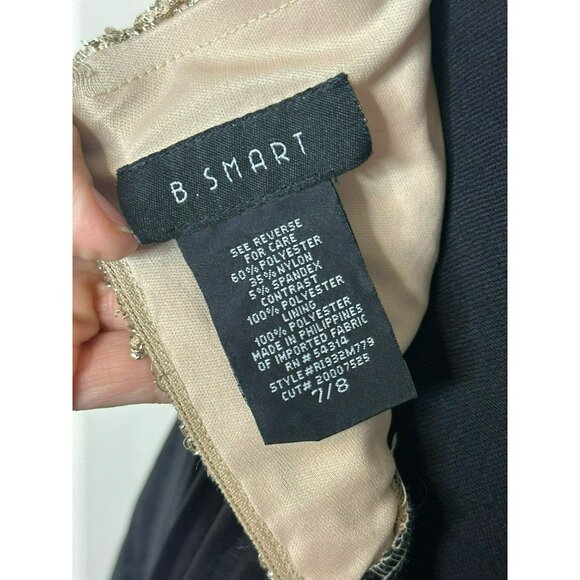 VTG B. Smart Evening Gown High-Low Hem Selena Vibes Y2K Halter Neck Intricate - Picture 5 of 14